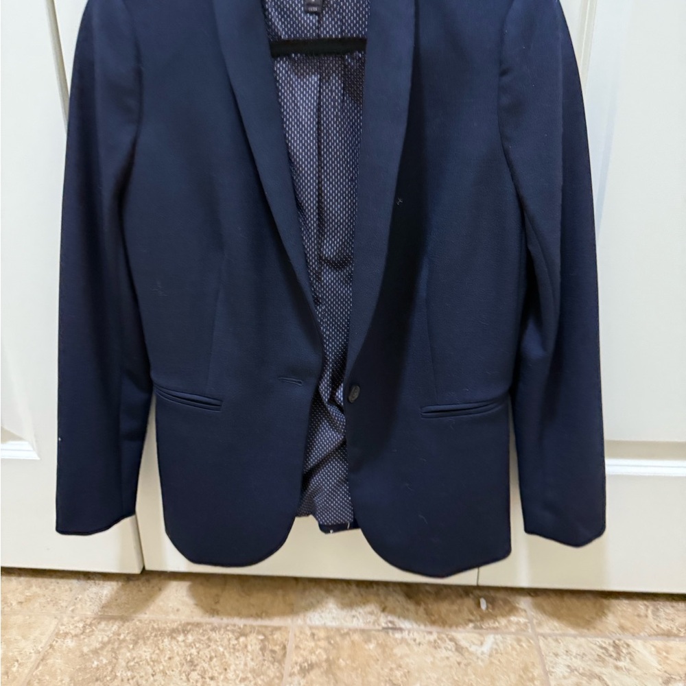 J. Crew Navy Shawl Collar Blazer - Picture 9 of 9